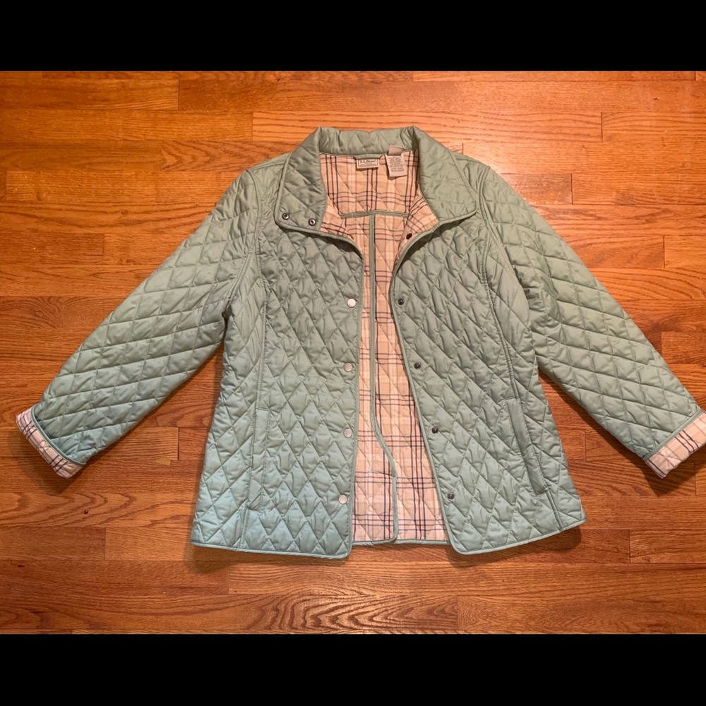 L.L BEAN QUILTED RIDING JACKET